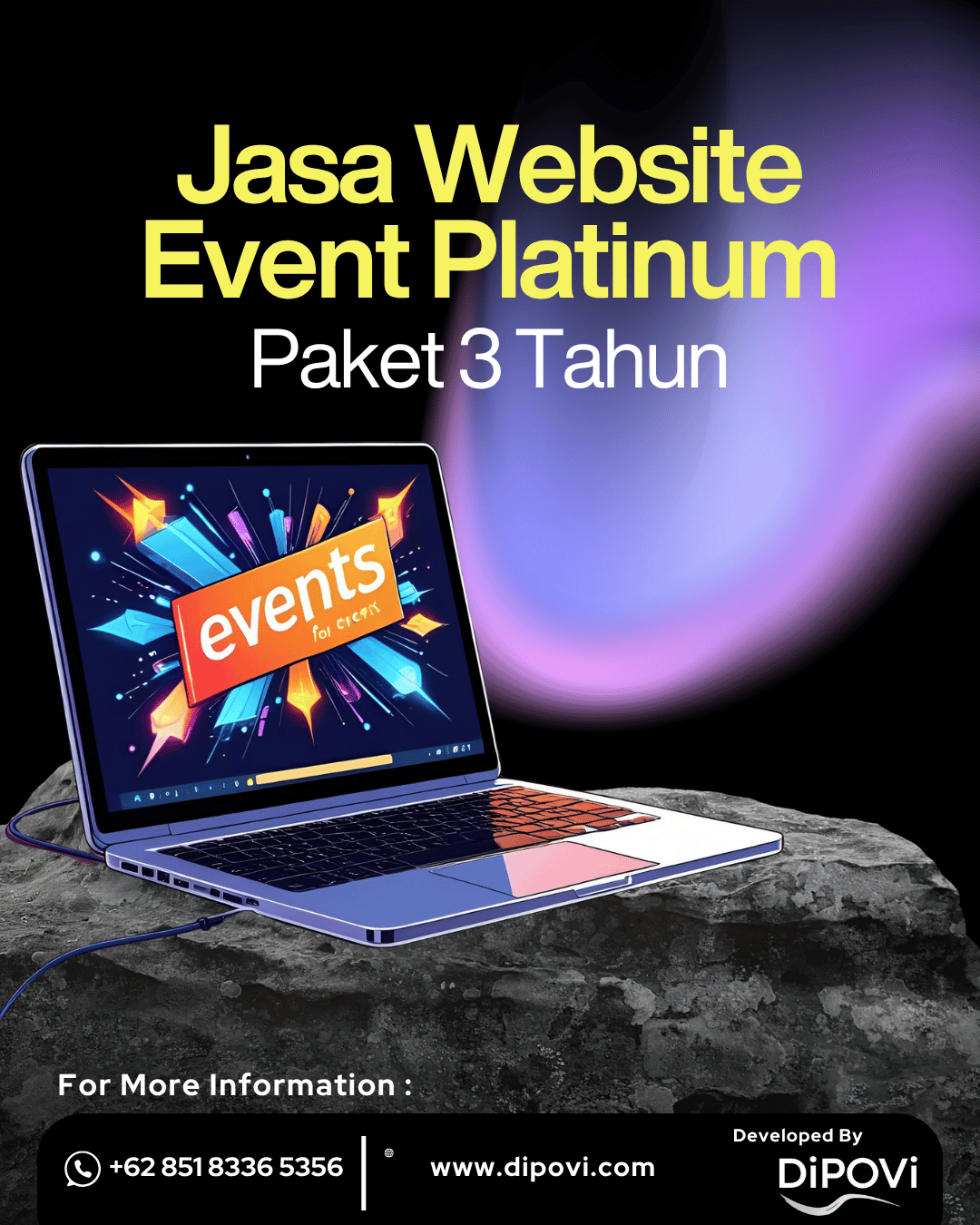 Jasa Website Event Platinum Paket 4 Tahun Ketenangan
