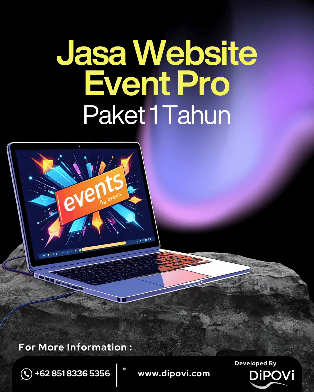 Jasa Website Event Pro Paket 1 Tahun