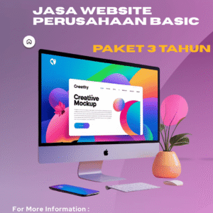 Jasa Website Perusahaan Basic Paket 4 Tahun Ketenangan