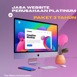 Jasa Website Perusahaan Platinum Paket 4 Tahun Ketenangan