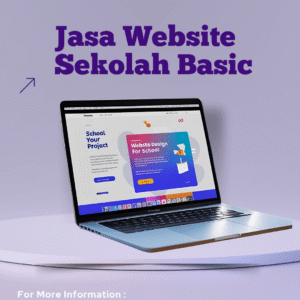 Jasa Website Sekolah Basic Paket 1 Tahun