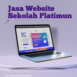 Jasa Website Sekolah Platinum Paket 1 Tahun